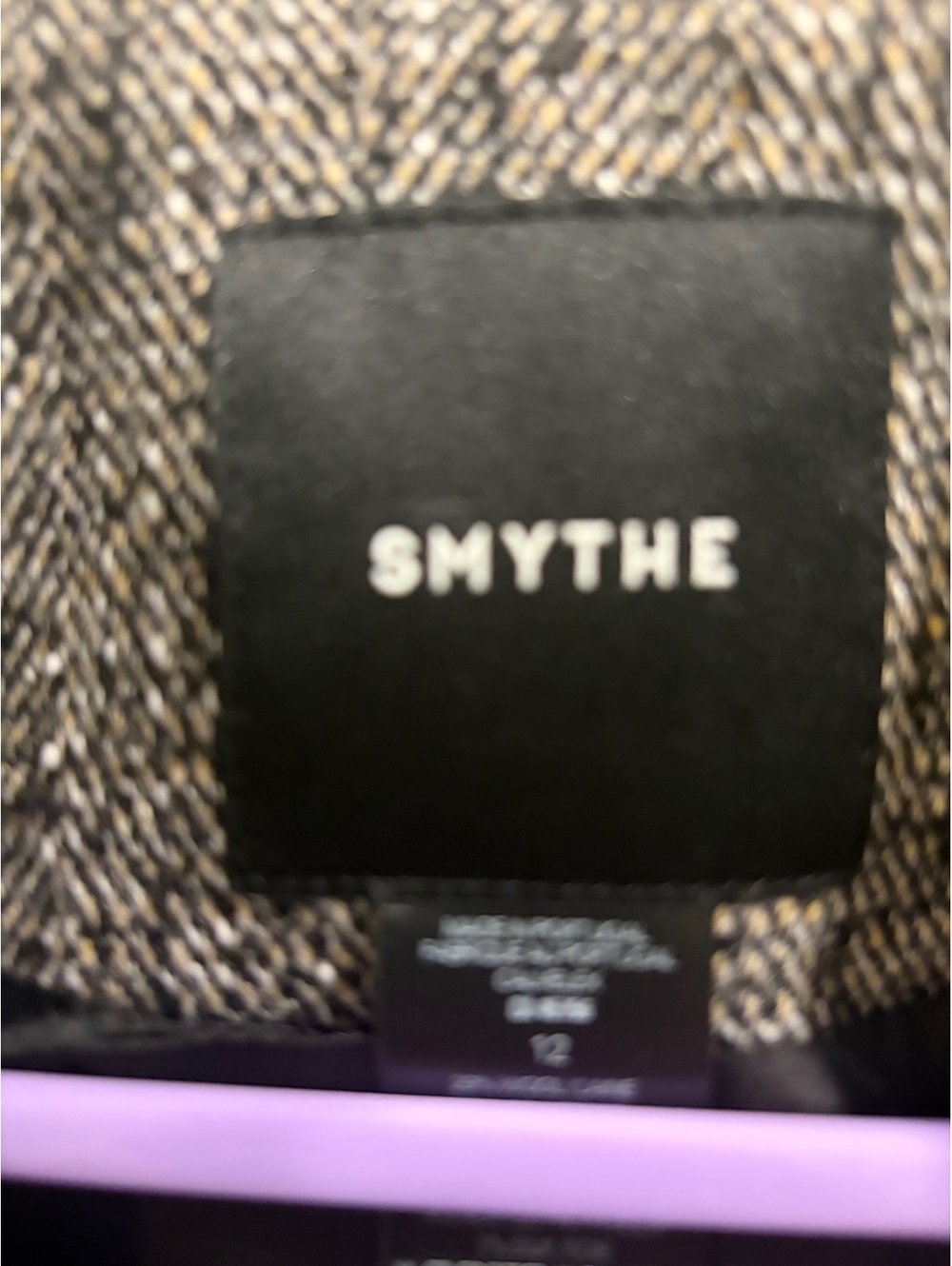 Smythe Blazer - altered size 6 - cropped it so original - Picture 2 of 5